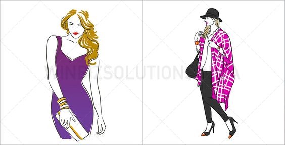  Outsource fashion illustration services
